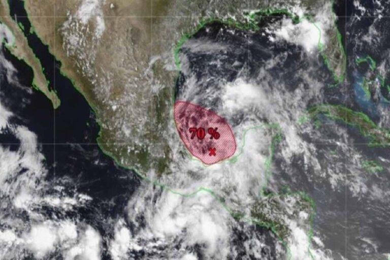 Depresiones tropicales causan lluvias fuertes hoy 29 de junio