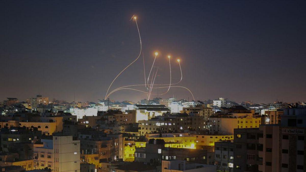 Lluvia de misiles desde boda: la viral postal entre Israel e Irán