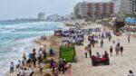Primer limpieza simultánea de playas en Cancún: Ana Paty Peralta lidera jornada masiva
