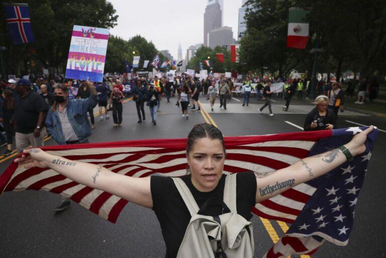 Protestas masivas contra Trump