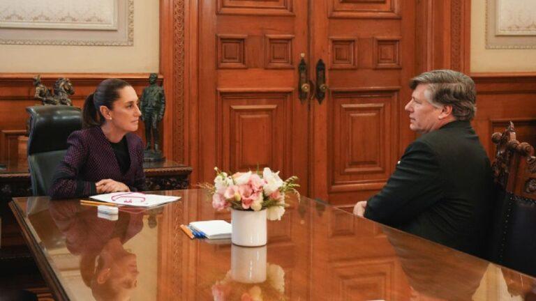 Reunión Claudia Sheinbaum Christopher Landau: "Fue una buena reunión"