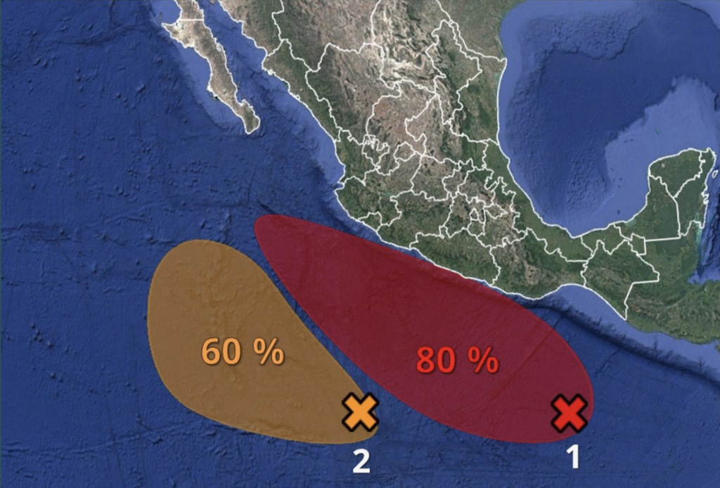 Huracán Cosme: sube a 60% potencial y pone en alerta a estos estados