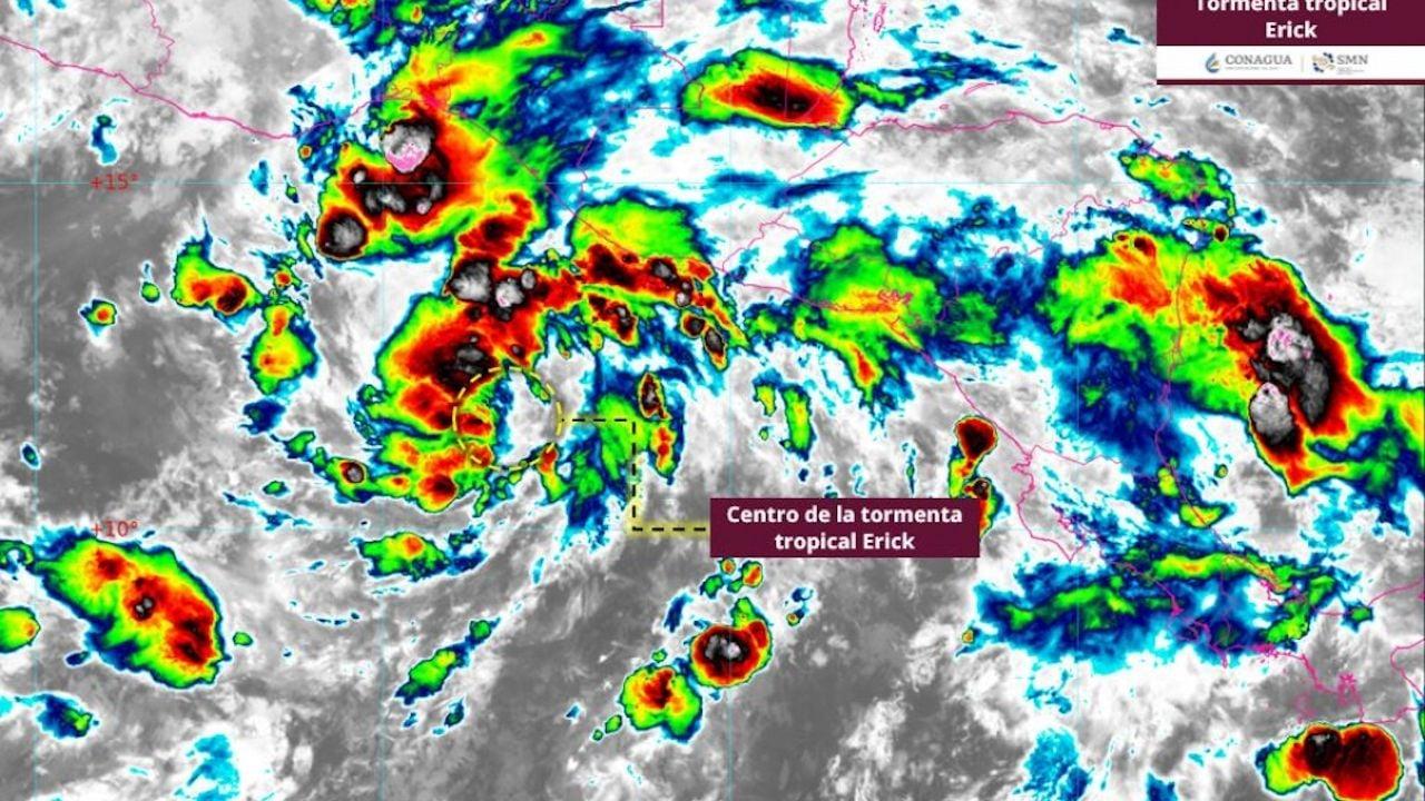 Tormenta tropical Érick: alerta máxima en 4 estados, ¿tocará tierra en Oaxaca?