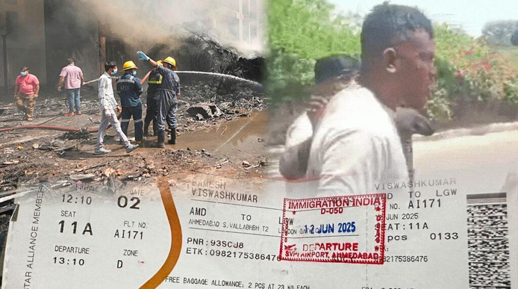 Viswashkumar Ramesh- El único que salió vivo del vuelo 171 Air India