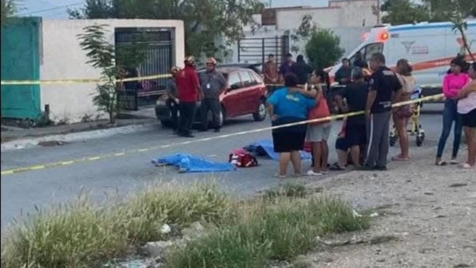Niños atropellados en Pesquería: video capta trágico accidente