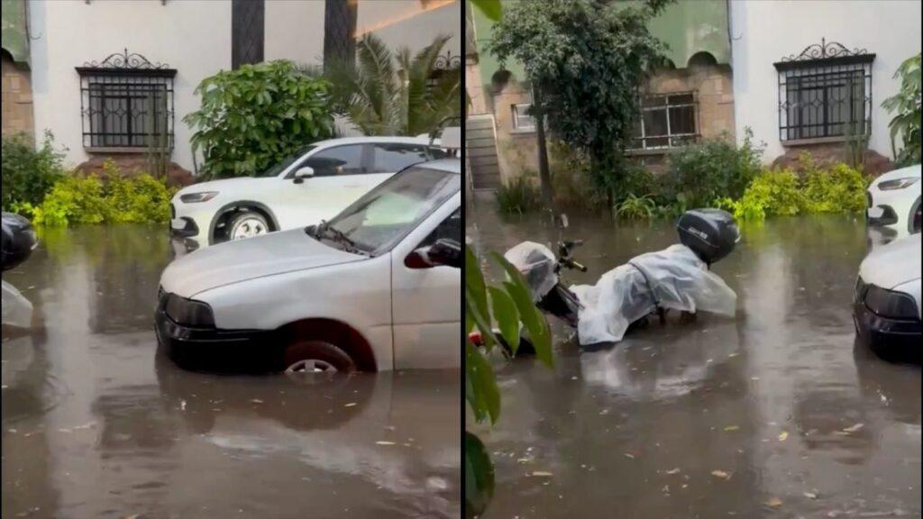 Lluvias desatan inundaciones insólitas en la Condesa