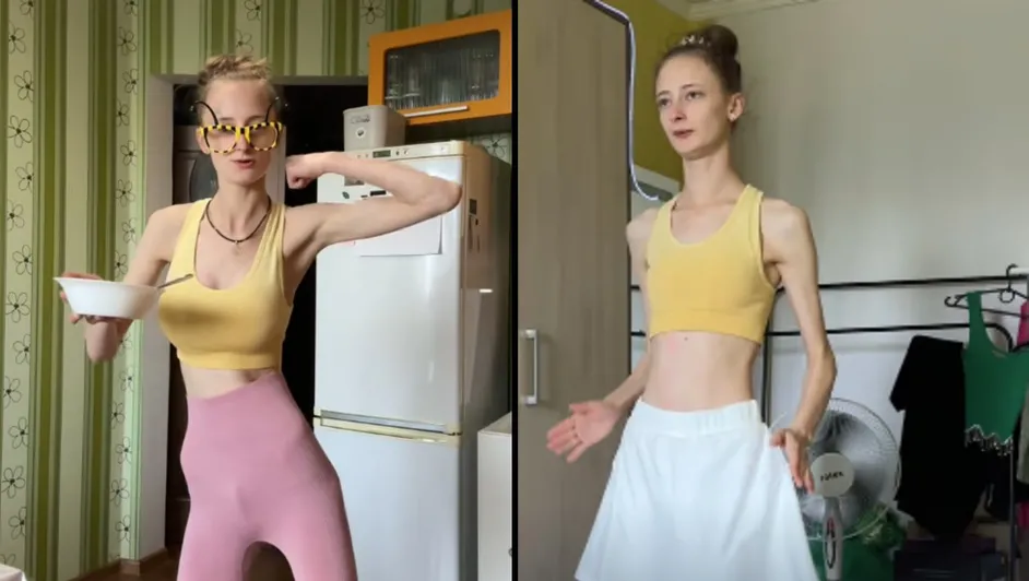 Influencer TikTok con delgadez extrema enciende las alarmas en redes