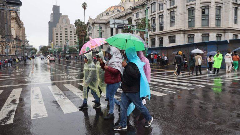 Temporal lluvioso CDMX inicia sábado