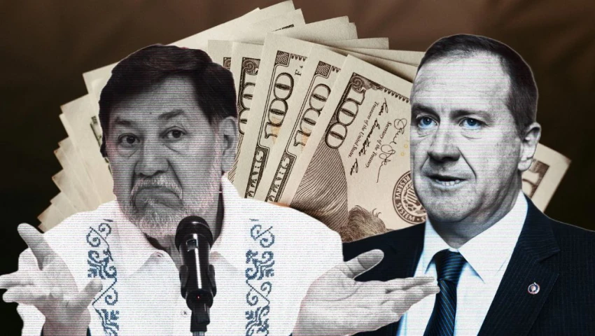 Impuesto a remesas: Senador de EU responde a Noroña y ¡sube 5%!