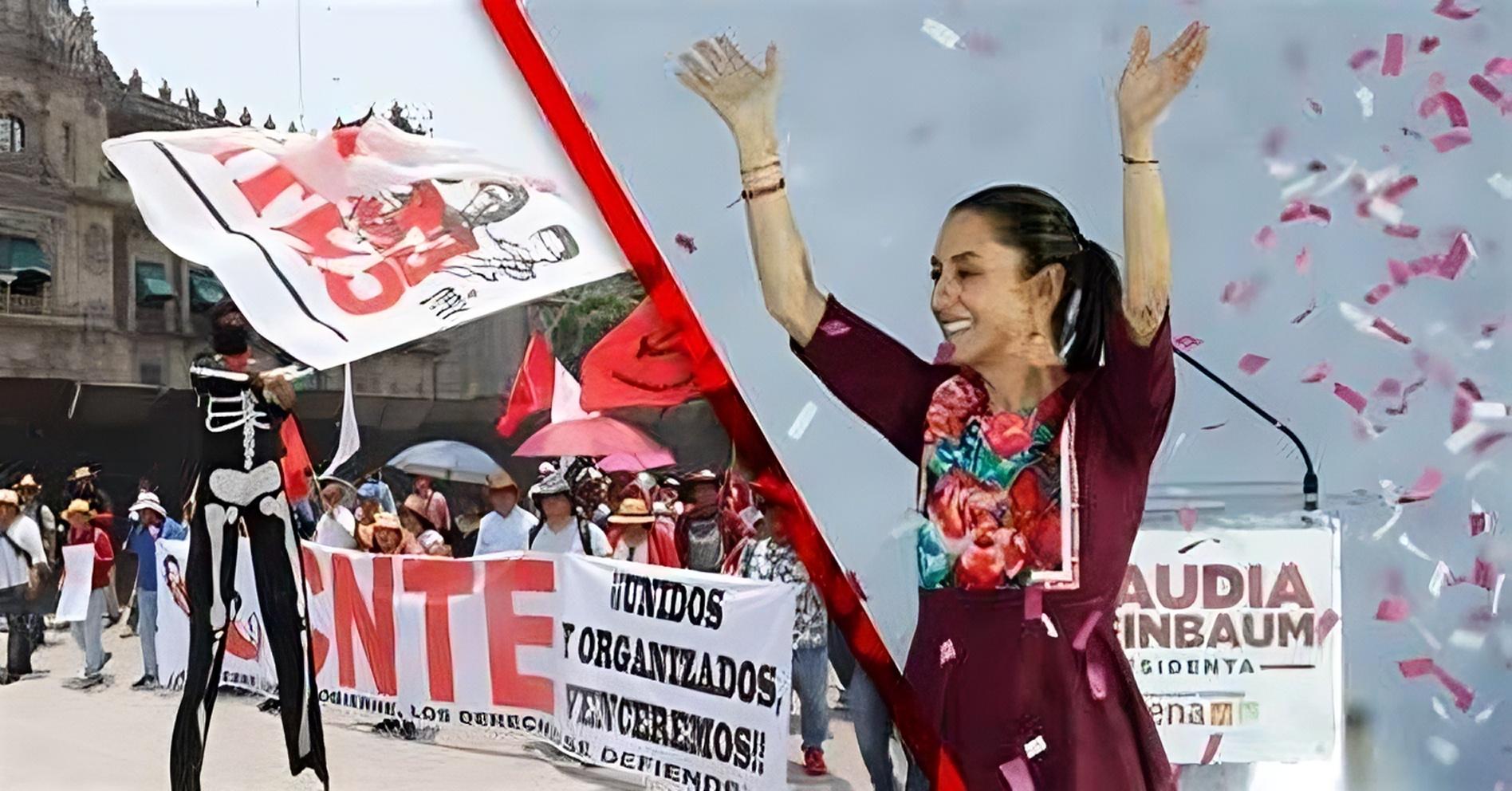 CNTE seguirá a Sheinbaum: Anuncian nueva estrategia tras salir del Zócalo