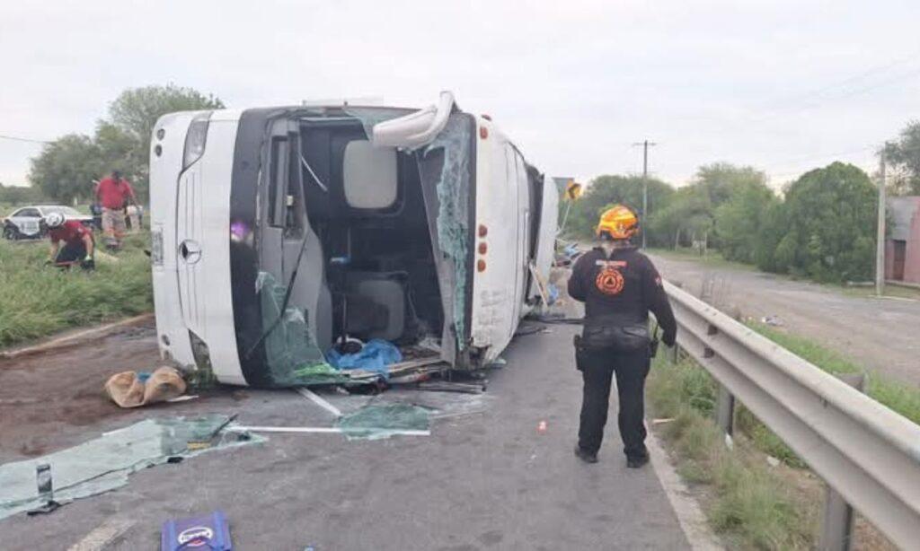 Tragedia en Nuevo León: Fatal accidente de autobús deja 11 muertos