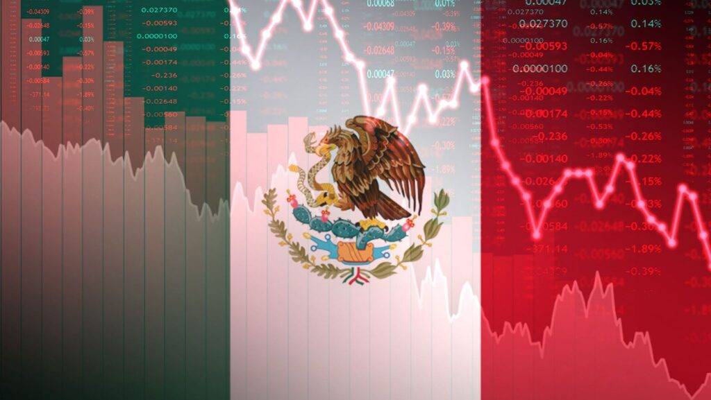Actividad económica en México acumula 21 meses a la baja