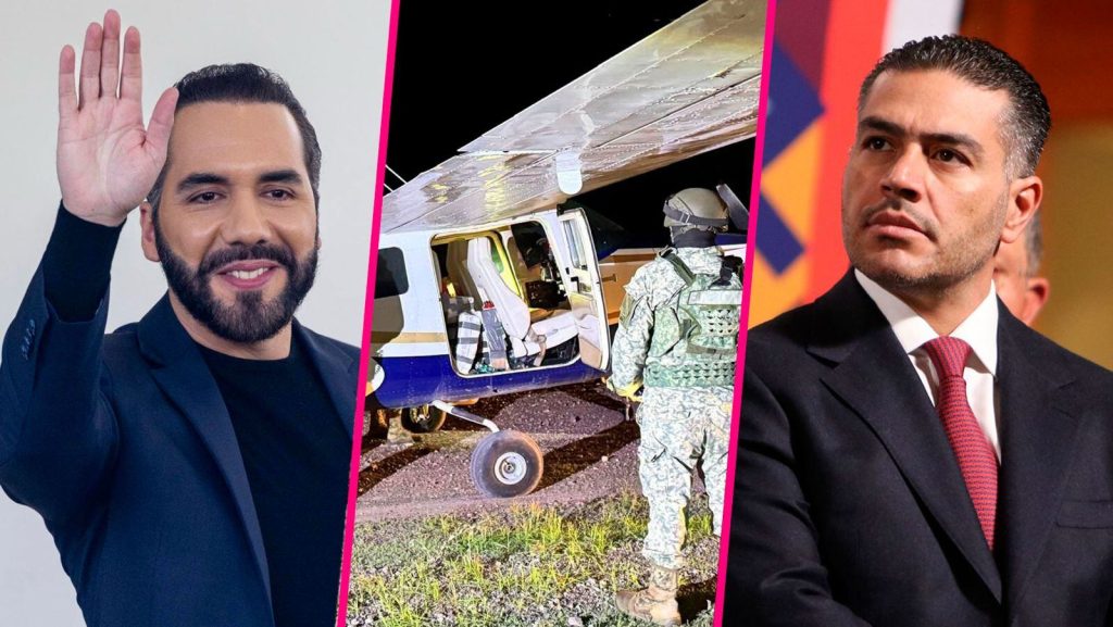 Aeronave en Tecomán, Colima: García Harfuch responde a Bukele