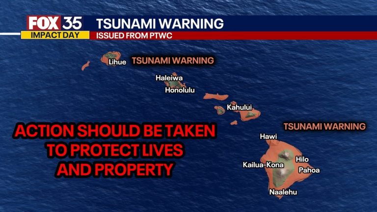 Alerta de tsunami en Hawái y Alaska tras potente sismo en el Pacífico