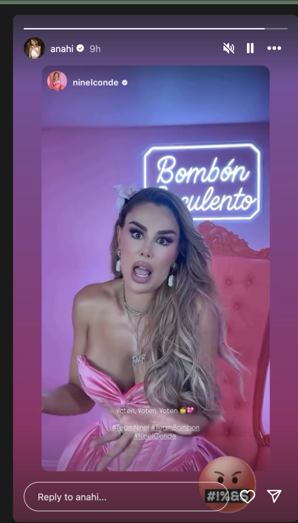 Anahí reacciona a la nominación de Ninel Conde en La Casa de los Famosos México 1 Anahi reacciona a la nominacion de Ninel Conde en La Casa de los Famosos Mexico