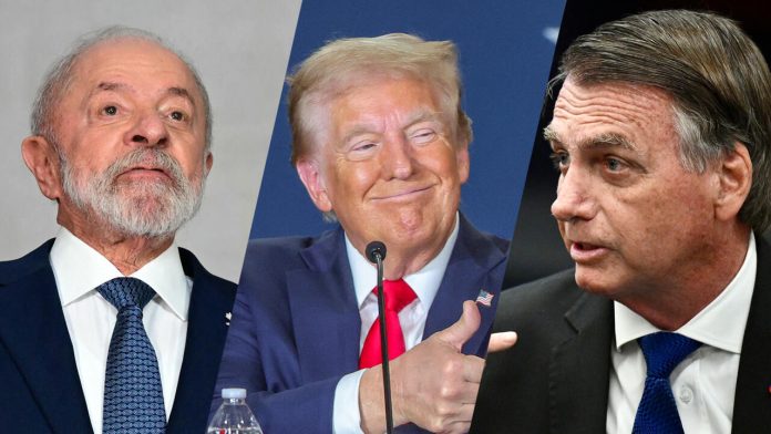 Bolsonaro cuestiona política exterior de Lula tras arancel de Trump
