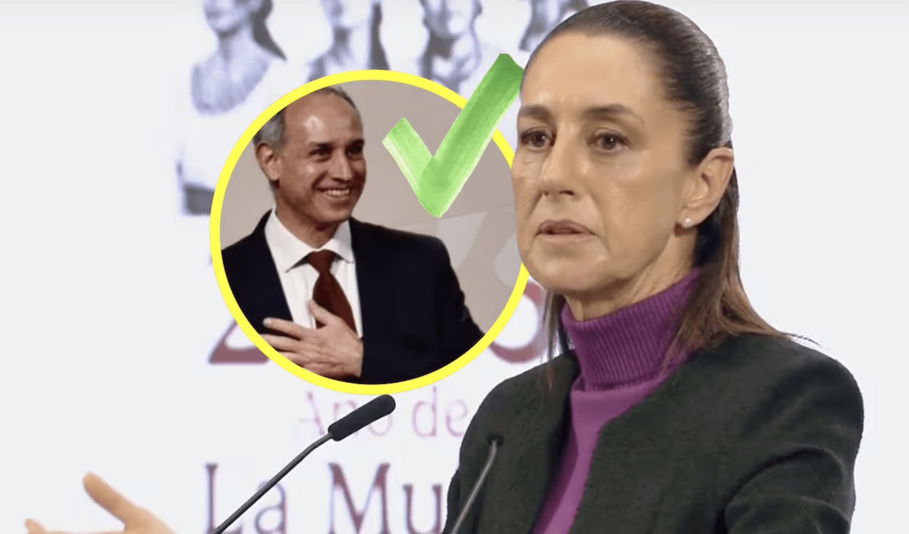 Claudia Sheinbaum defiende a Hugo López-Gatell ante críticas por cargo en OMS