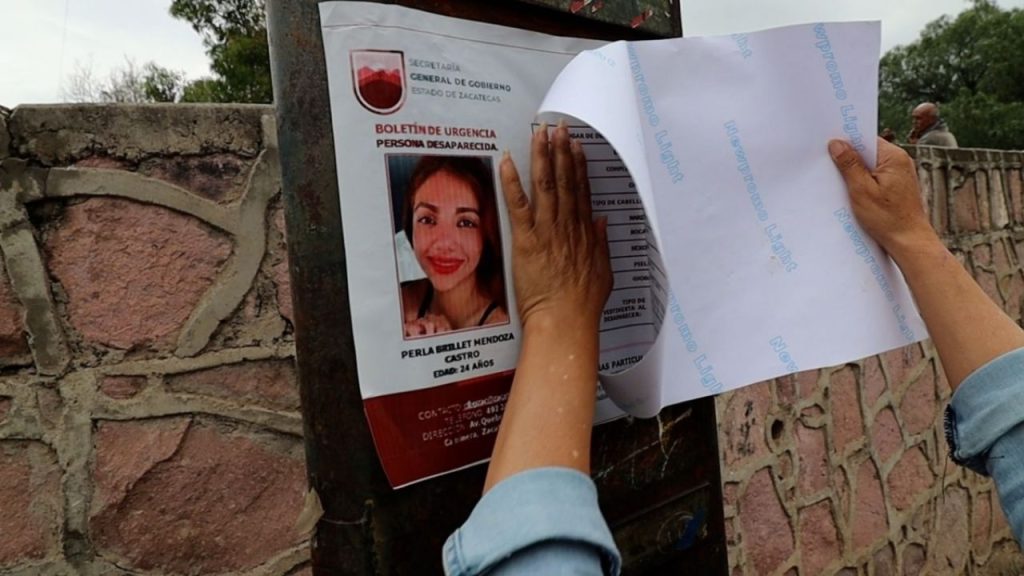 Desaparición de Perla Brillet Mendoza en Zacatecas desde 2021