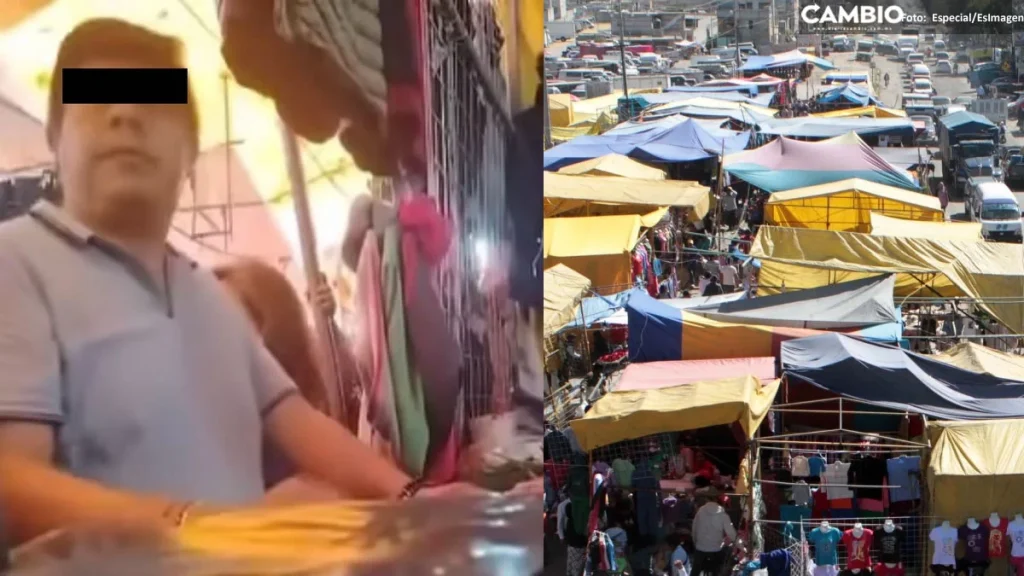 ¡Pánico en tianguis de San Martín Texmelucan! 🚨 Riña con disparos por cobro de piso. Detenido "El Marcos", pero el miedo persiste. #SanMartinTexmelucan #CobroDePiso