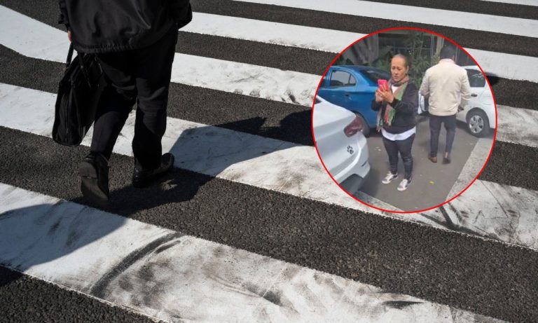 Lady Paso Peatonal: Mujer agrede a policías en la cdmx tras infracción