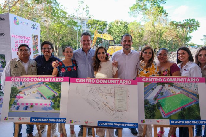 Mara Lezama refuerza el tejido social en Cancún con centro comunitario