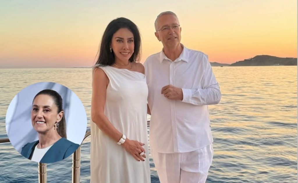 Esposa de Salinas Pliego defiende al empresario ante Sheinbaum