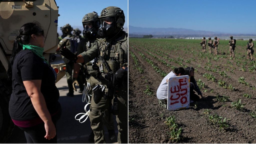 Migrantes detenidos en California: redadas y enfrentamientos