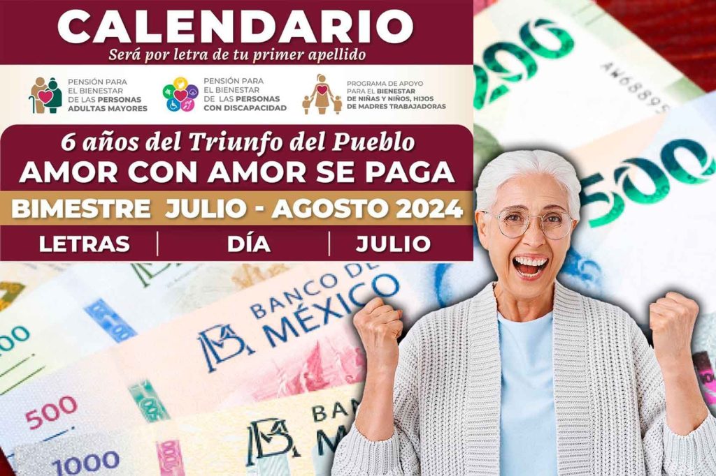 Pensión del Bienestar: Pago Julio-Agosto Inicia por Apellido