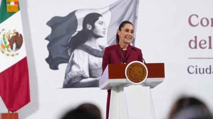 Peso mexicano muestra confianza, dice Sheinbaum ante bancos Peso mexicano muestra confianza, dice Sheinbaum ante bancos