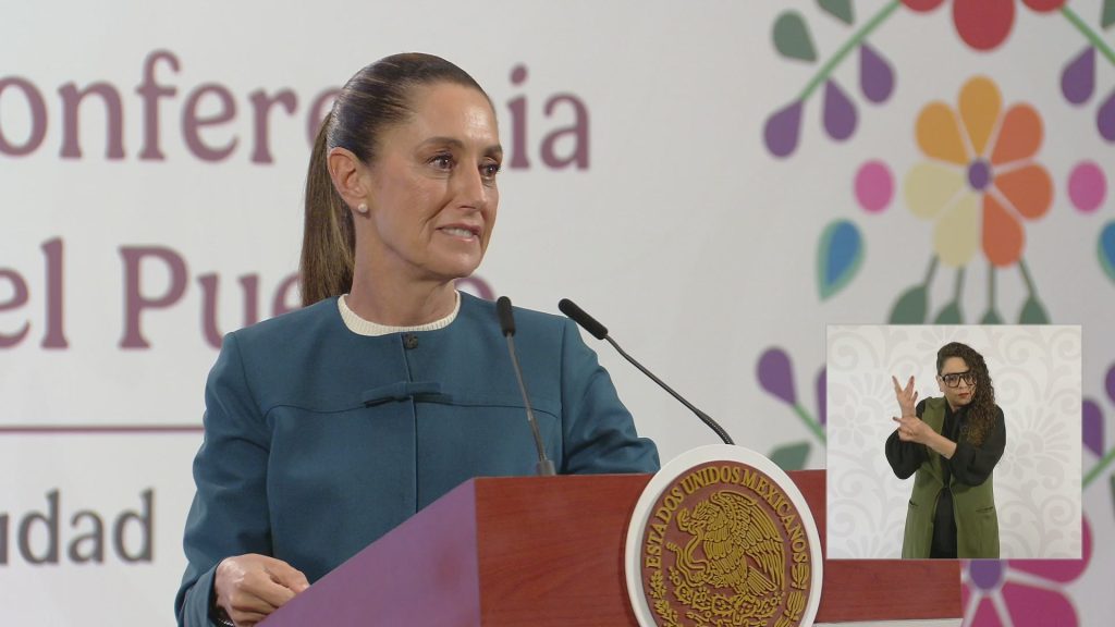 Sheinbaum: México da ejemplo al mundo; poder con humildad