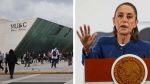 Sheinbaum condena quema de libros en marcha contra gentrificación