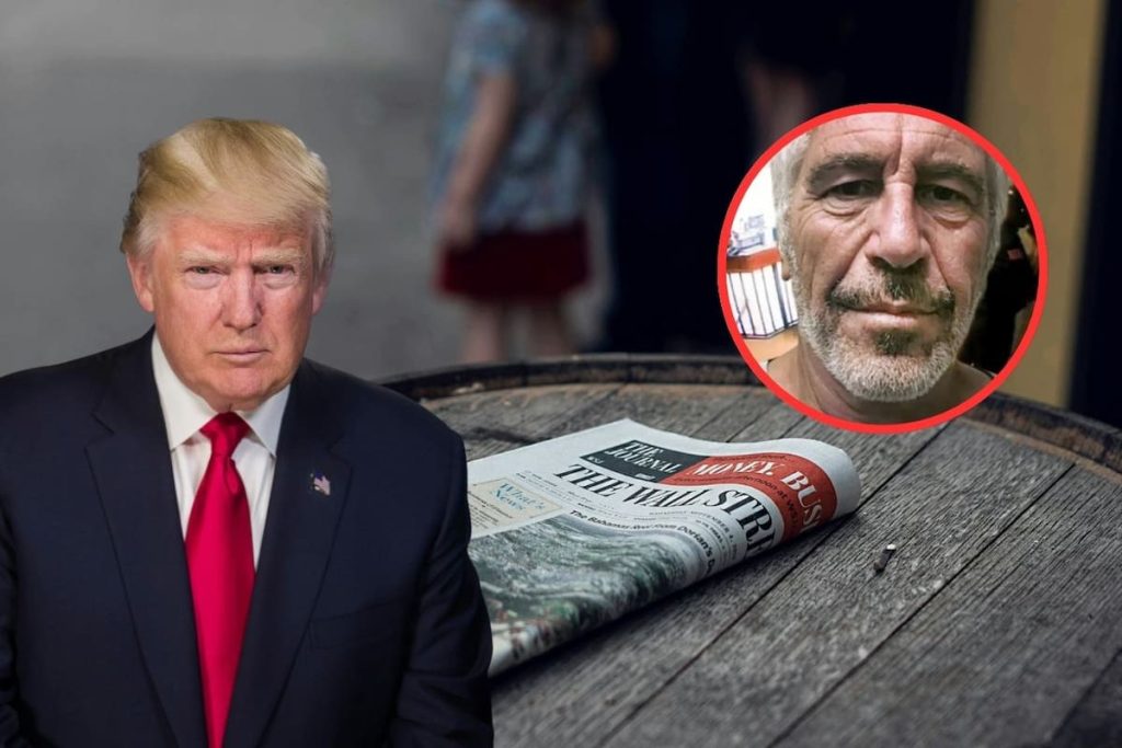 Trump exige US$10.000 millones a WSJ por publicación de carta a Epstein