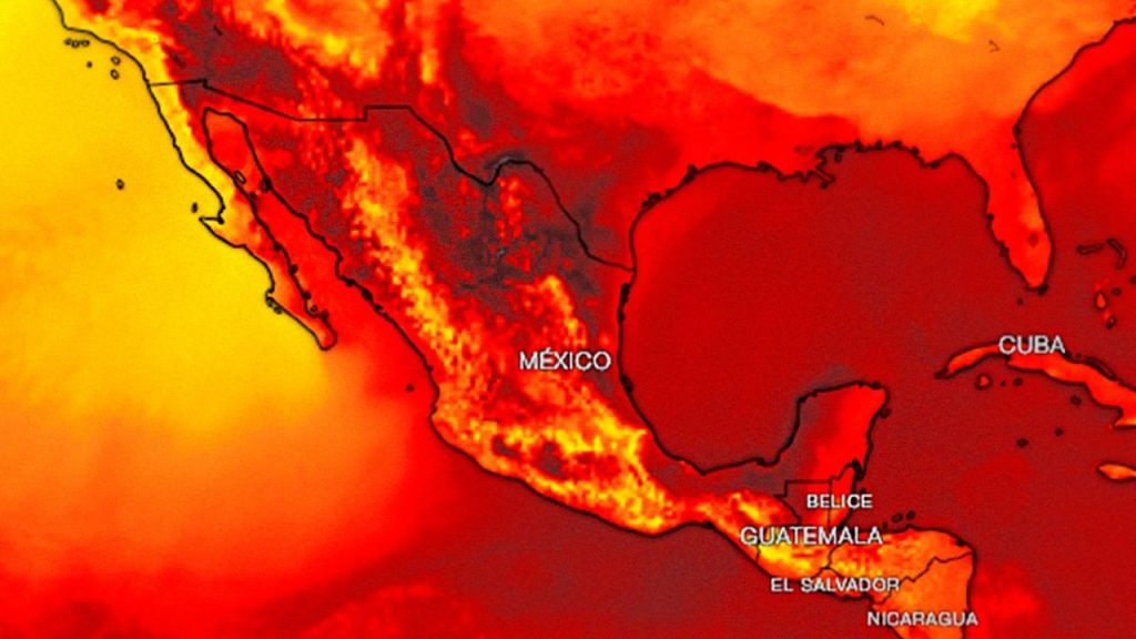 Calor extremo: pronóstico de hasta 45 grados en México