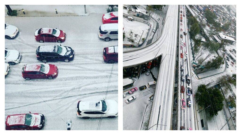 Granizada Ciudad de México: Caos en Insurgentes y Metrobús afectado