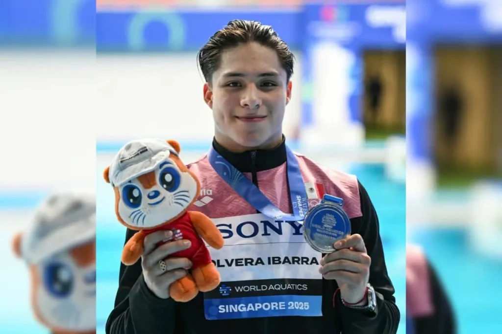 Osmar Olvera: clavadista histórico busca octava medalla en Singapur 2025