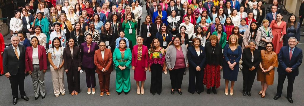 Mara Lezama acompaña a la presidenta Sheinbaum en la XVI Conferencia Regional de la Mujer