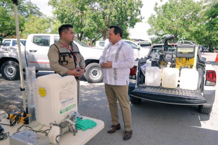 Yucatán intensifica fumigación masiva contra el dengue con nueva flota