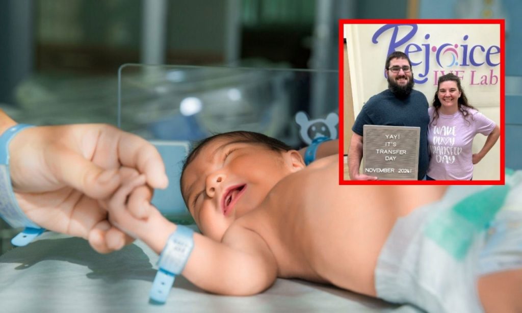 El bebé más viejo del mundo nació en Ohio tras 30 años congelado