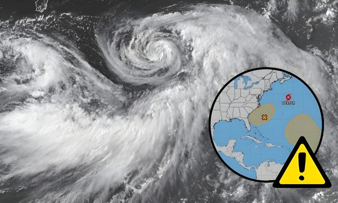 Alerta por posible depresión tropical frente a la costa de Estados Unidos Alerta por posible depresión tropical frente a la costa de Estados Unidos