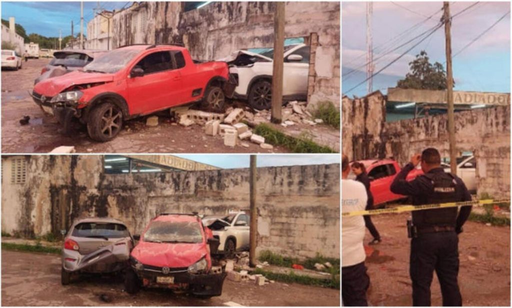 Infidelidad desata caos vial en Campeche: mujer hospitalizada