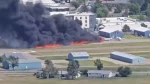 Accidente aéreo en Kalispell, Montana: choque y gran incendio