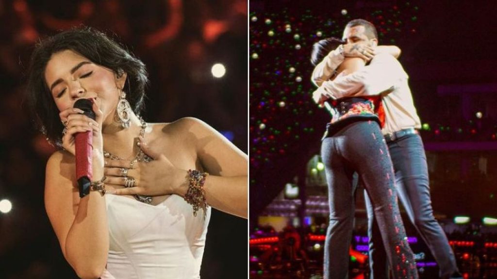 Ángela Aguilar: La canción que dedicó a Nodal en concierto mientras él estaba con Cazzu
