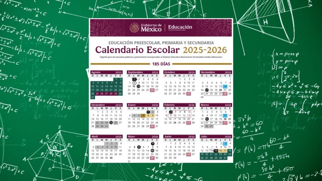 Calendario oficial de la SEP: el regreso a clases será en septiembre de 2025