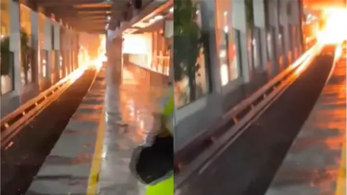 Desalojo por humo en el Metro: un cortocircuito afecta la línea 2
