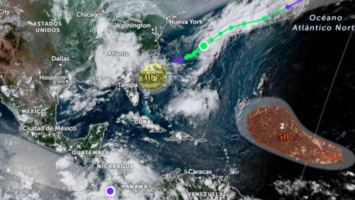 El Atlántico bajo vigilancia: conagua monitorea dos zonas con potencial ciclónico