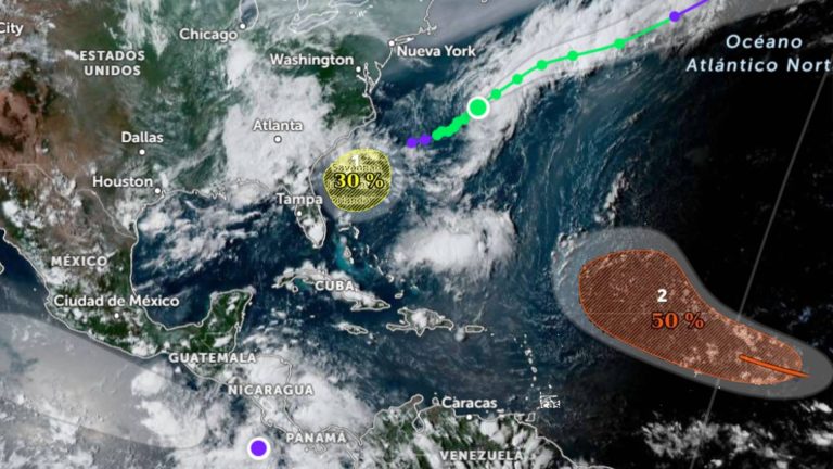 El Atlántico bajo vigilancia: conagua monitorea dos zonas con potencial ciclónico