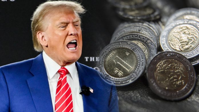 El peso mexicano resiente la turbulencia de Trump en la FED este 26 de agosto El peso mexicano resiente la turbulencia de Trump en la FED este 26 de agosto