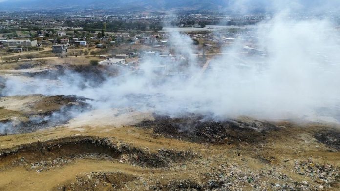 Falsa alarma en Oaxaca- ¿Meteorito o incendio de basurero_ La SSPC desmiente Falsa alarma en Oaxaca: ¿Meteorito o incendio de basurero? La SSPC desmiente