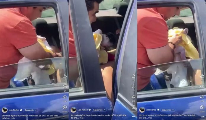 Ginecólogo Sergio Caldera atiende difícil parto en un auto en Torreón