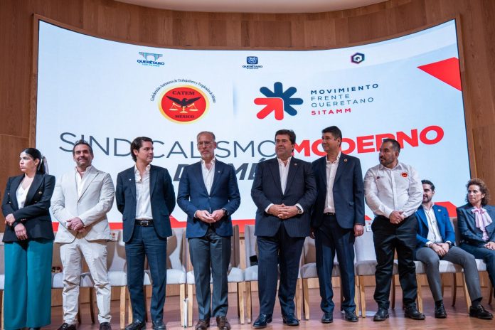 Adhesión clave del Movimiento SITAMM a CATEM impulsa sindicalismo en Querétaro
